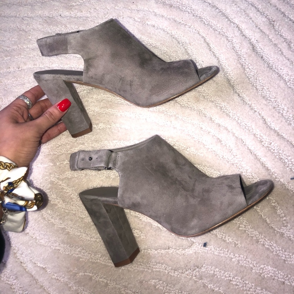 Vince Hartley Slingback Suede Sandal